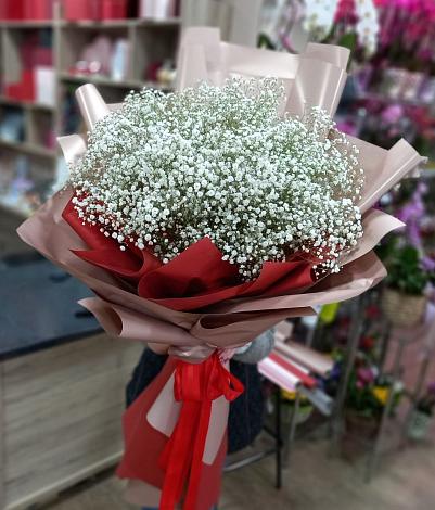 Букет цветов из: Гипсофила в Хвалынске